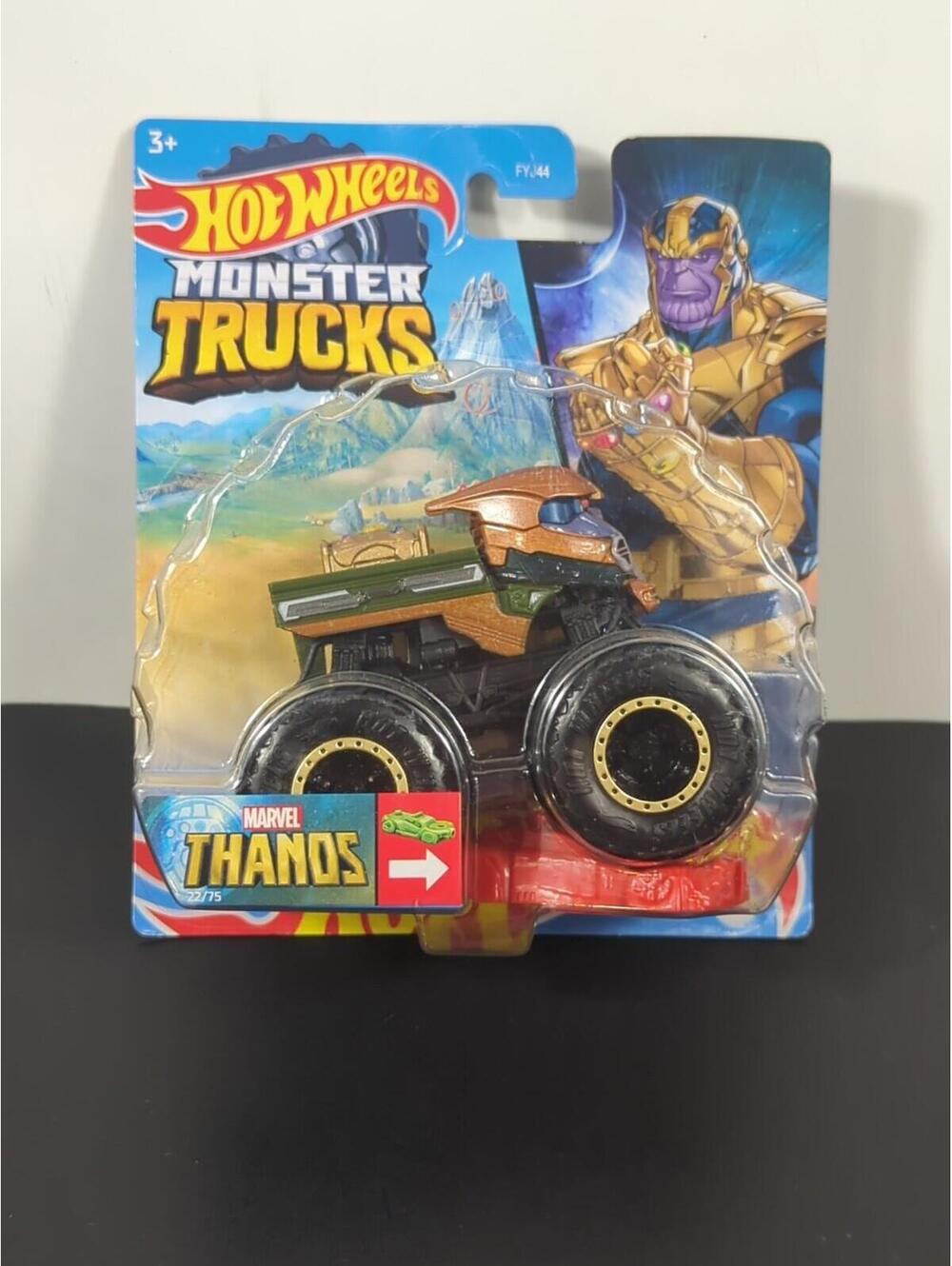 Hot Wheels Monster Jam Marvel Thanos Monster Truck 1:64 Diecast Mattel Trucks